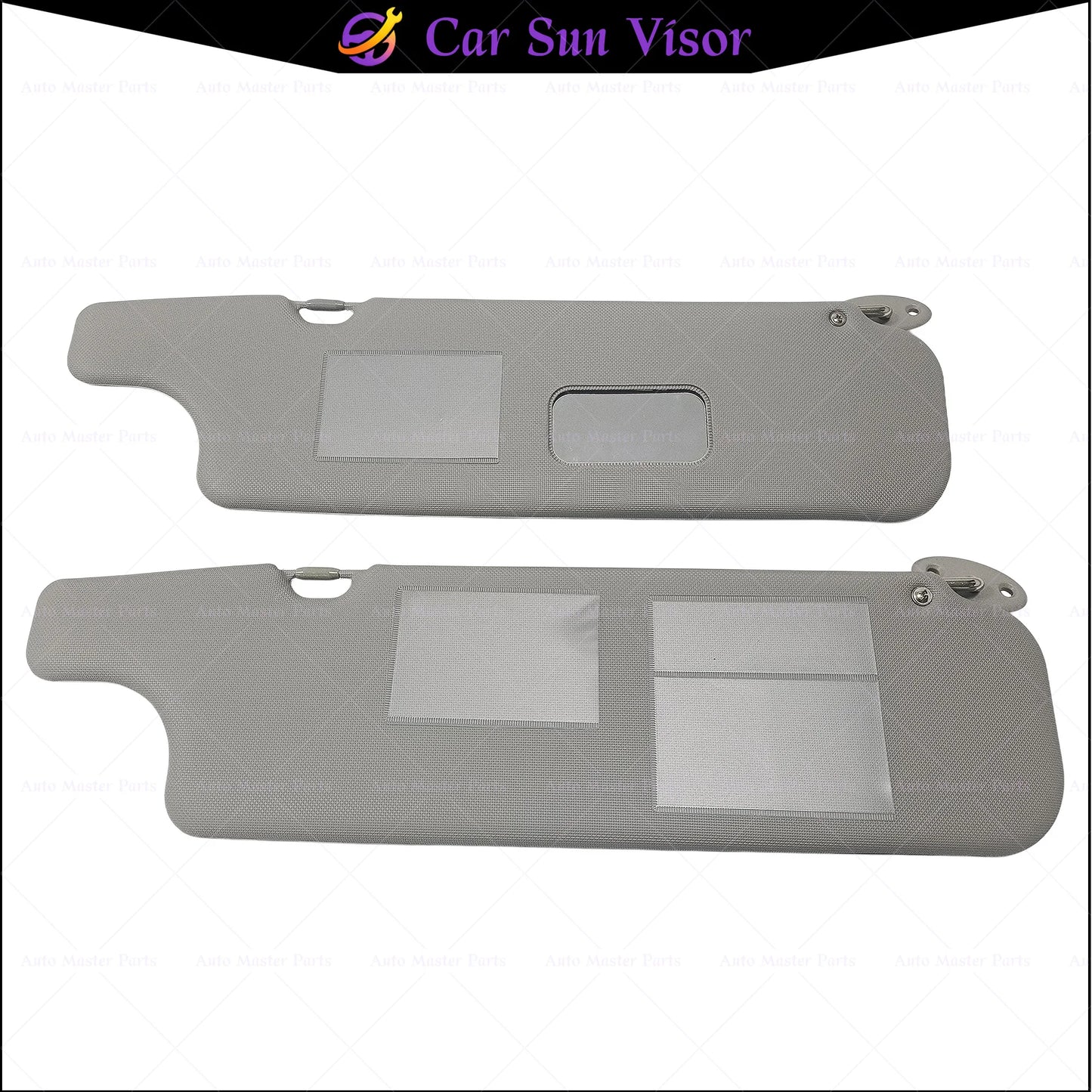 Sun visor fitted above the 70 Series windscreen
