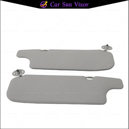 Sun visor with vanity mirror option