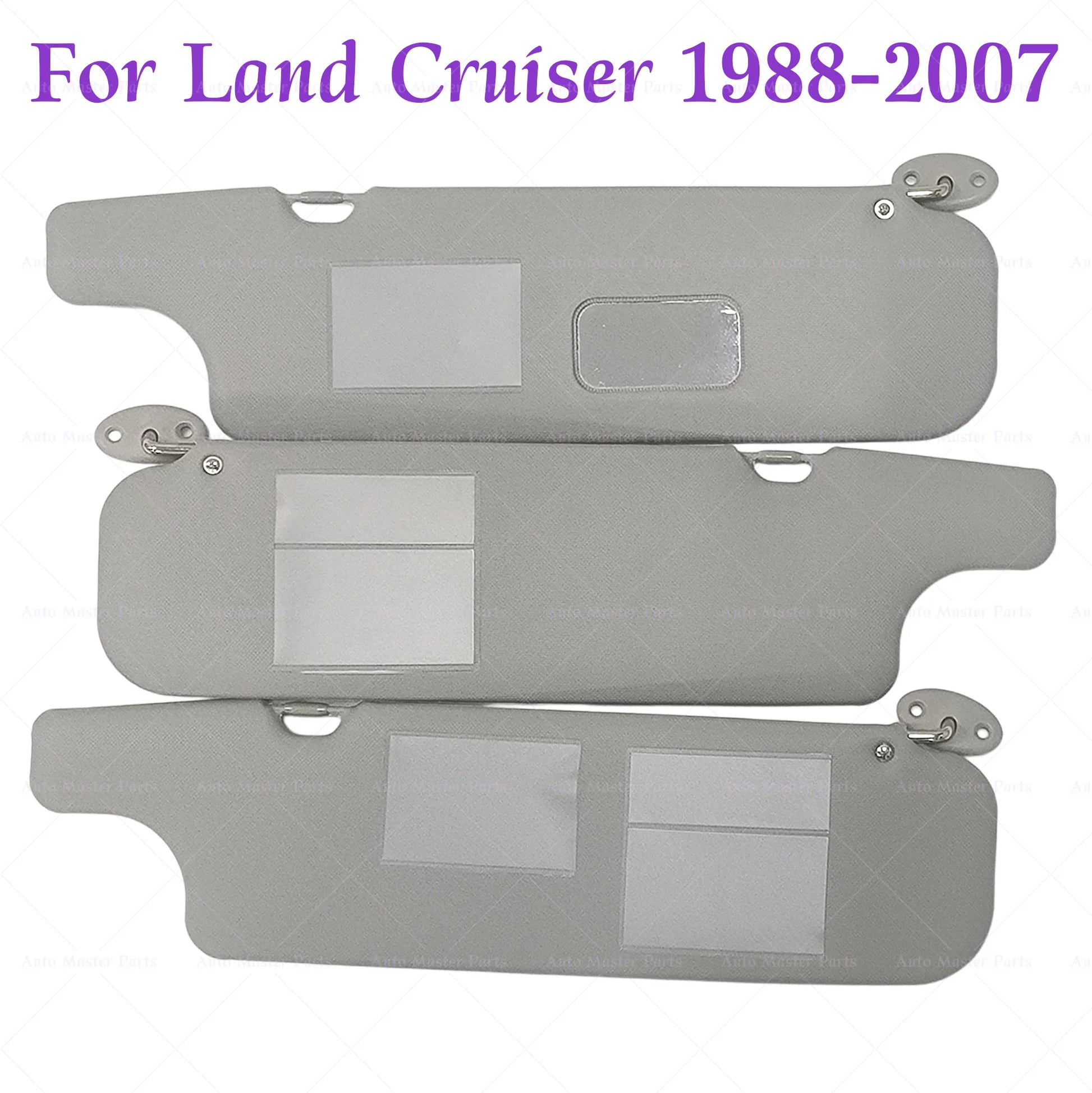 Front sun visor panels for LandCruiser 70 Series Pickup
