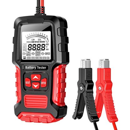 LCD battery tester and analyzer for 12V and 24V