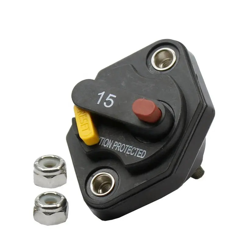 Manual reset circuit breaker 10A to 60A for 12V and 24V systems