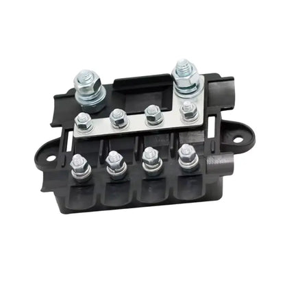 Box supplied with five fuses fitted