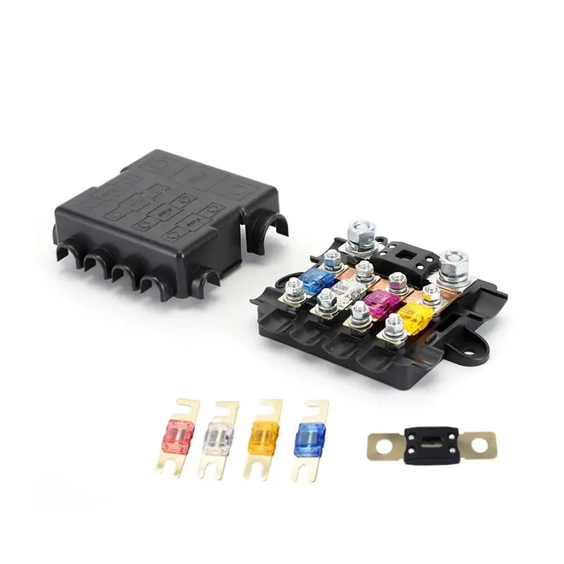 MEGA and MIDI fuse distribution box for 12V and 24V systems