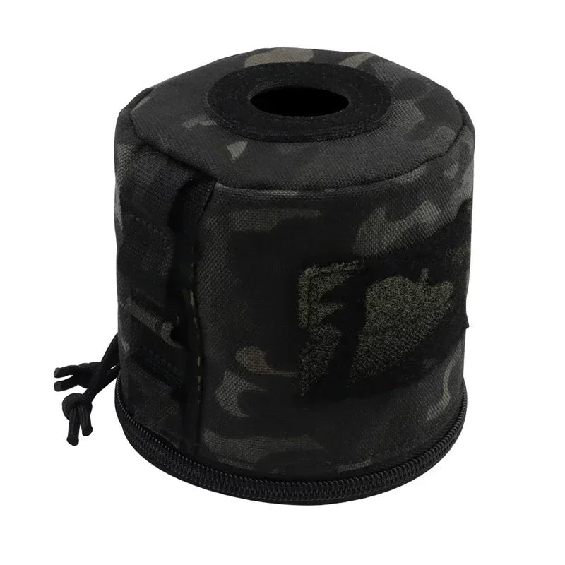MOLLE toilet roll holder pouch in black camo