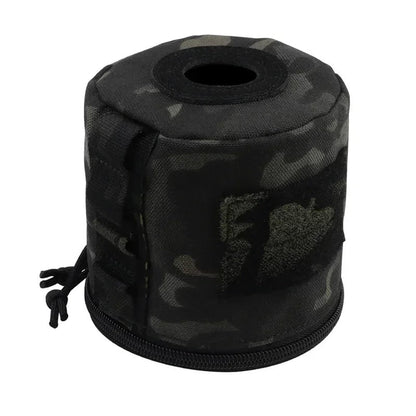 MOLLE toilet roll holder pouch in black camo