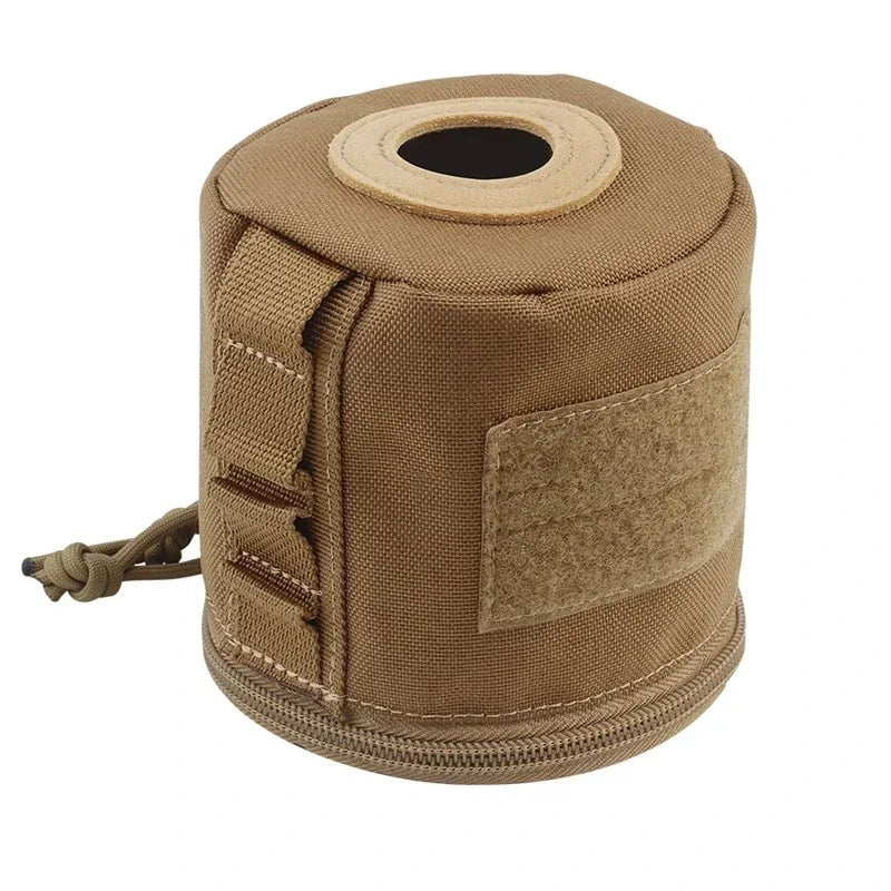 MOLLE toilet roll holder pouch in tan