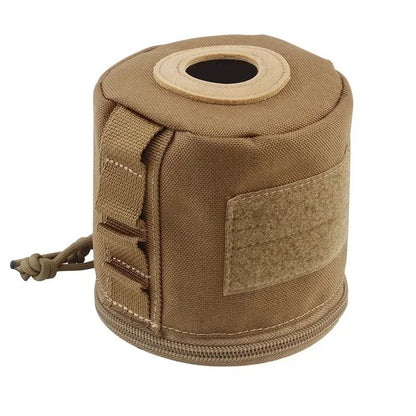 MOLLE toilet roll holder pouch in tan
