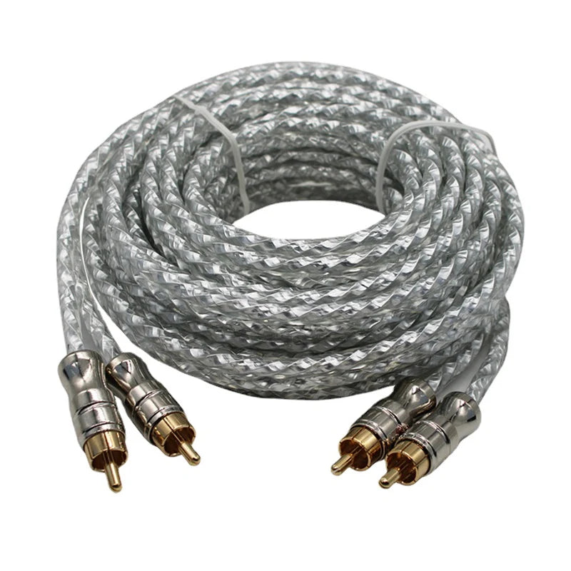 Pure copper RCA subwoofer amplifier cable