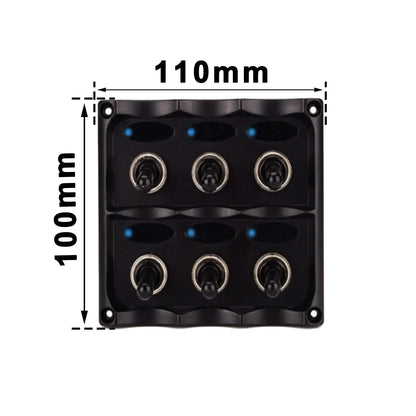 Anderson plug version of the switch panel