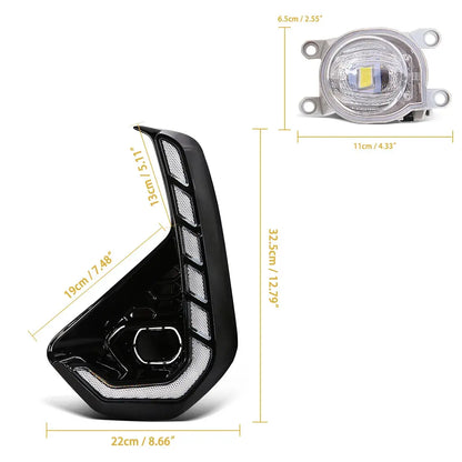 Toyota Hilux N80 2024 2025 DRL Daytime Running Light Kit Variant 01 - Direct Fit
