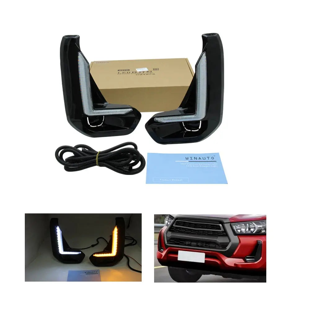 DRL + Fog Light Combo – Hilux N80 Facelift 2020–2024
